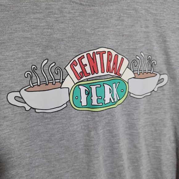 FRIENDS Central Perk Womens T-Shirt, Gray, Size - M, - Picture 3 of 5